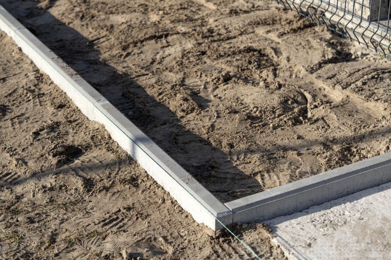 Cement Footing Installation