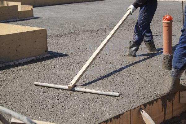 Concrete Platform Installation in Dacula