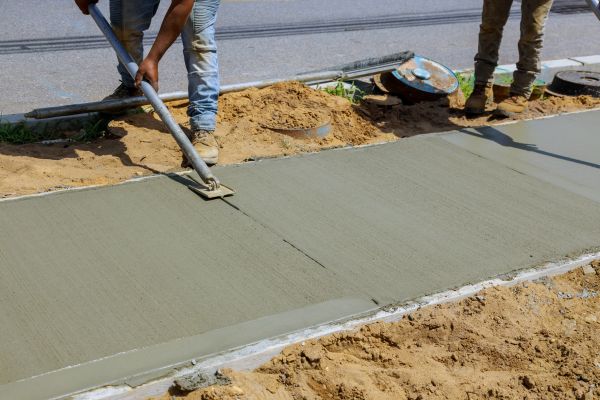 Cement Pathway Installation in Dacula