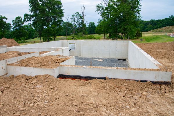 Basement Foundation Pouring