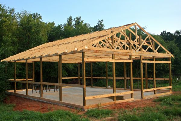 Barn Pad Installation in Dacula